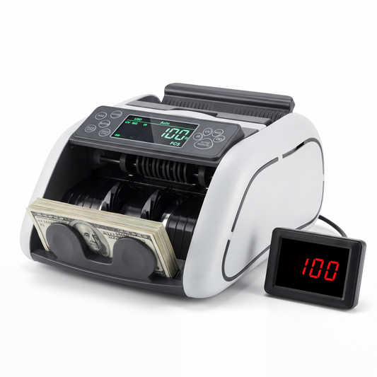 Automatic Money Counting Machine With Counterfeit Detection