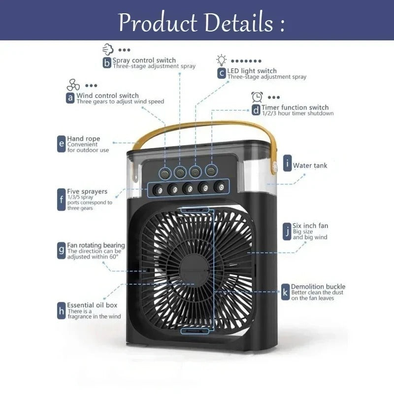 3 in 1 Ice fan